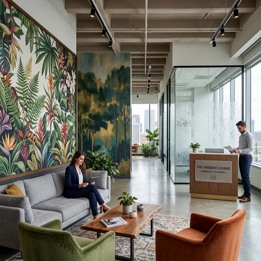 Showroom tipar digital, tablouri canvas și tapet decorativ Dalvin